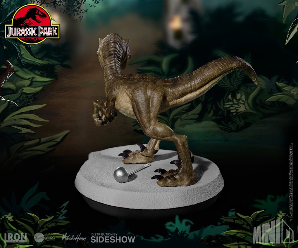 特撮 Jurassic Park Velociraptor Minico Iron Studios Official