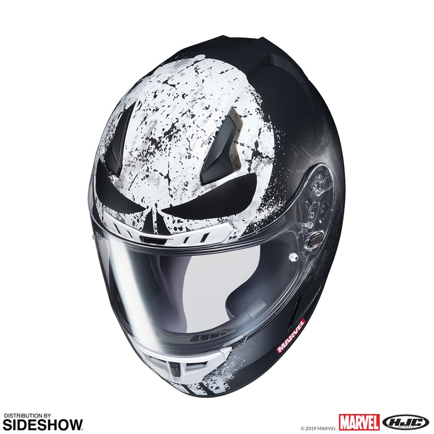 Marvel Punisher 2 HJC CL-17 Helmet - Prototype Shown View 3