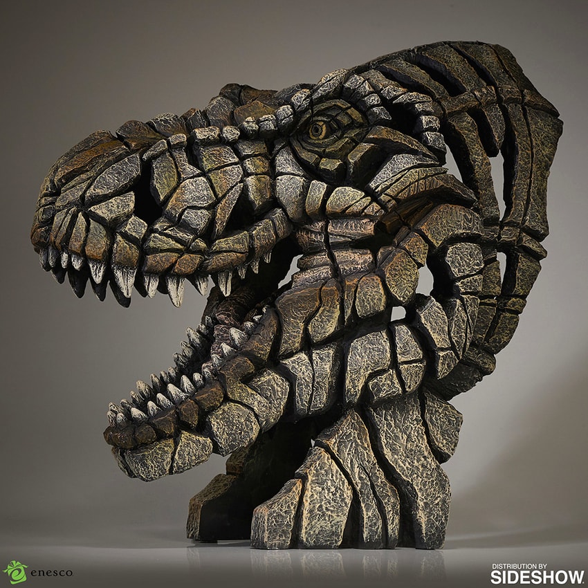T-Rex Bust Edge Sculpture | Sideshow Collectibles