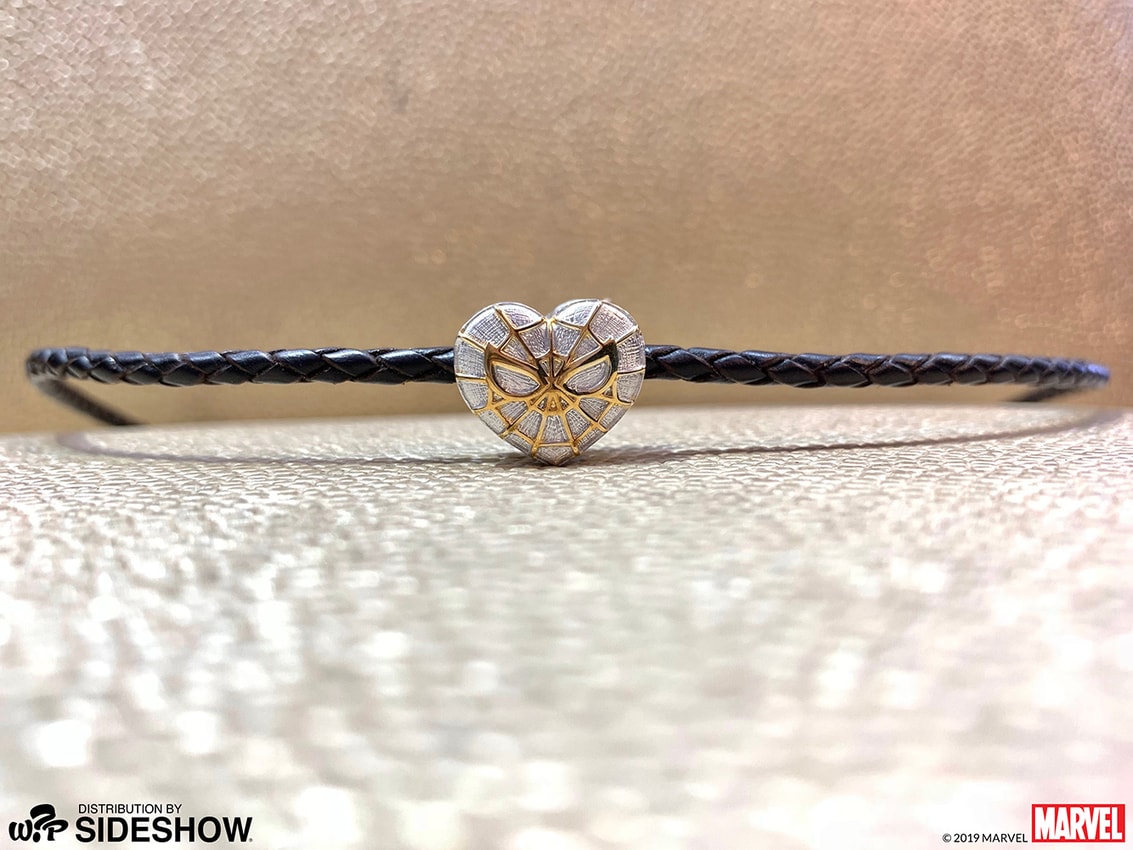 Marvel Spider-Heart Silver and Gold Bead - Large Jewelry - Prototype Shown View 6