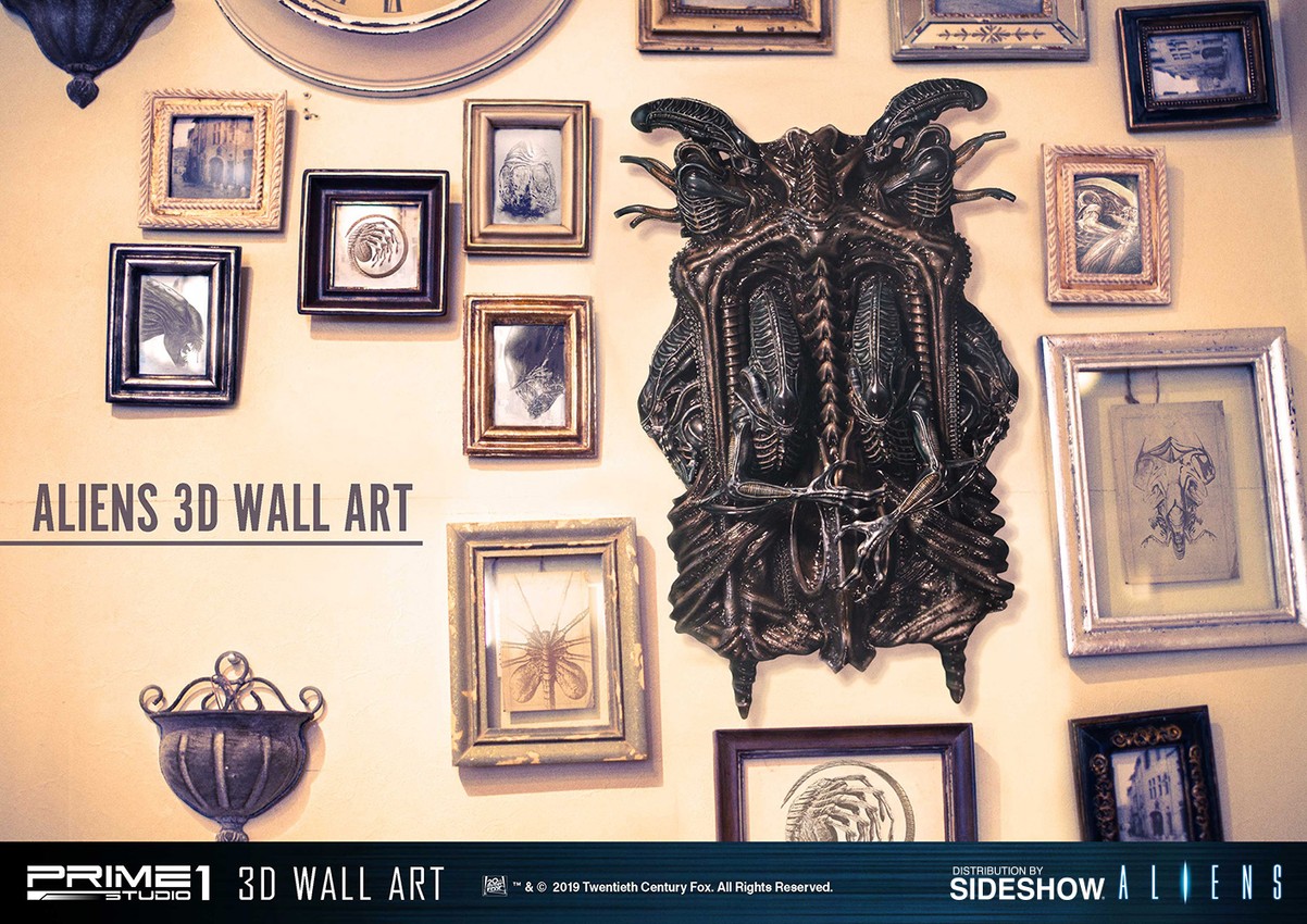 Aliens 3D Wall Art- Prototype Shown View 2