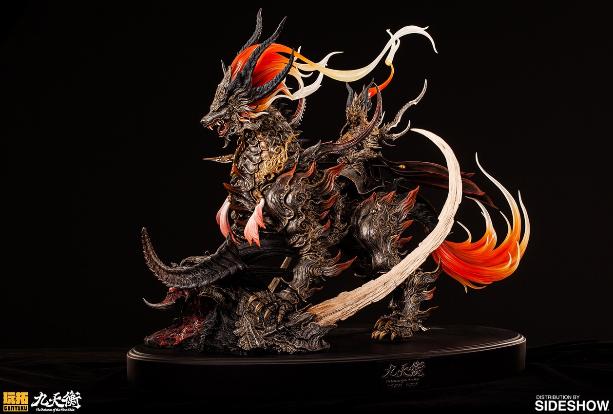 The Balance of the Nine Skies Kylin Statues - Prototype Shown View 3
