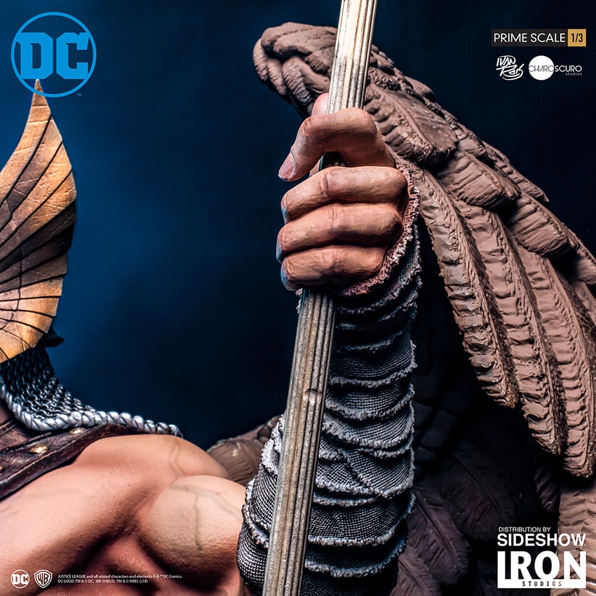 DC Comics Hawkman (Open & Closed Wings) Statues - Prototype Shown View 5