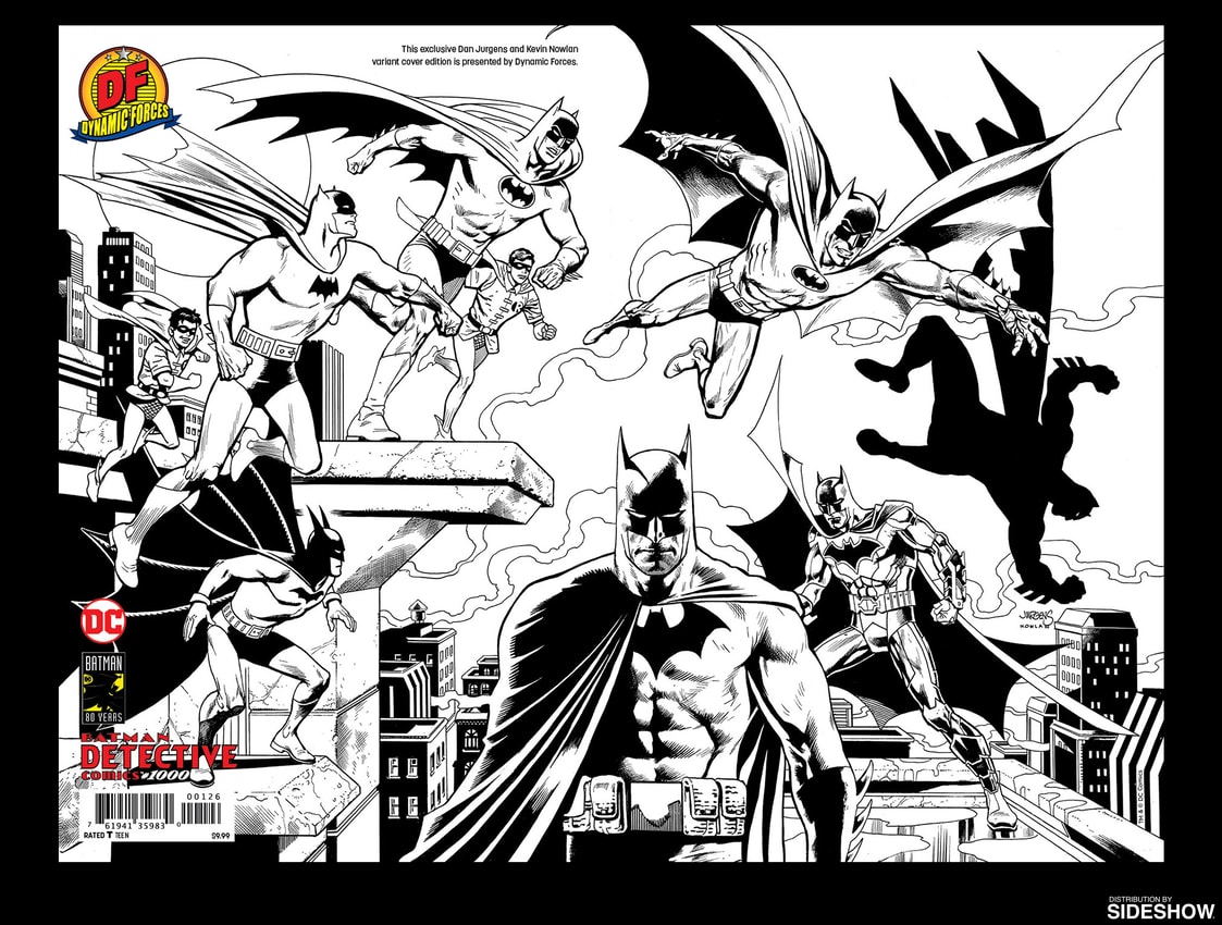 DC Comics Detective Comics #1000 Pure Line Art Edition Book - Prototype Shown View 1