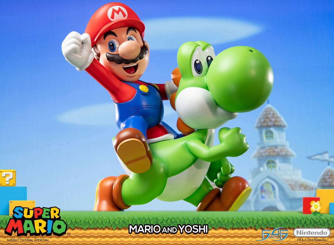 Nintendo Mario and Yoshi Statues  Collector Edition - Prototype Shown View 5