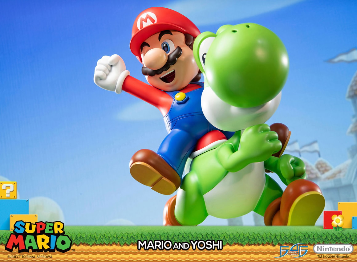 Nintendo Mario and Yoshi Statues  Collector Edition - Prototype Shown View 6