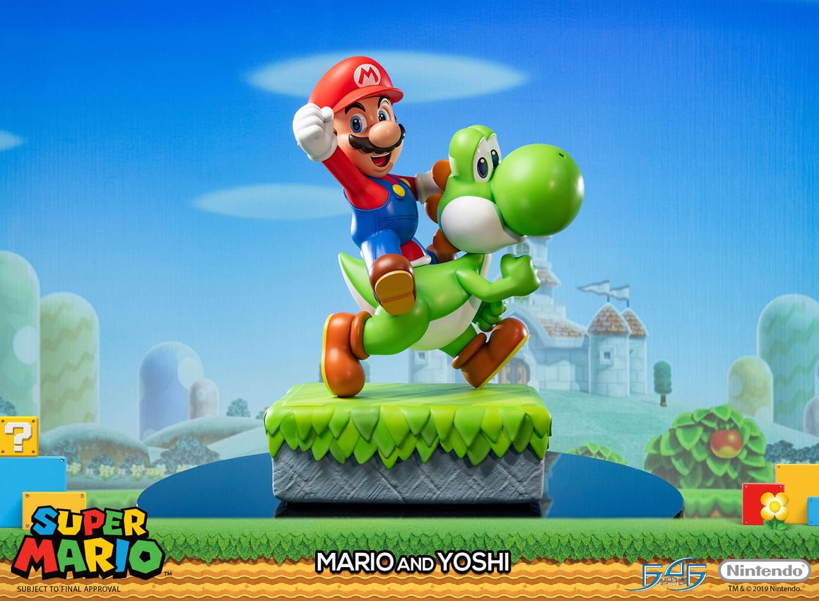 Nintendo Mario and Yoshi Statues  Collector Edition - Prototype Shown View 1