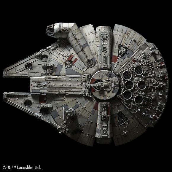 Star Wars Millennium Falcon Model Kit - Prototype Shown View 4