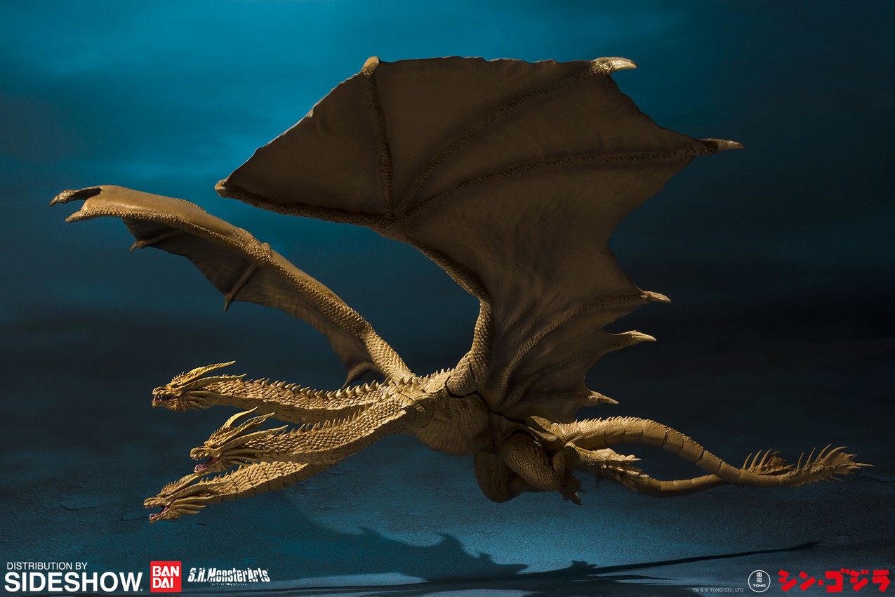 King Ghidorah S.H. MonsterArts Figure | Sideshow Collectibles