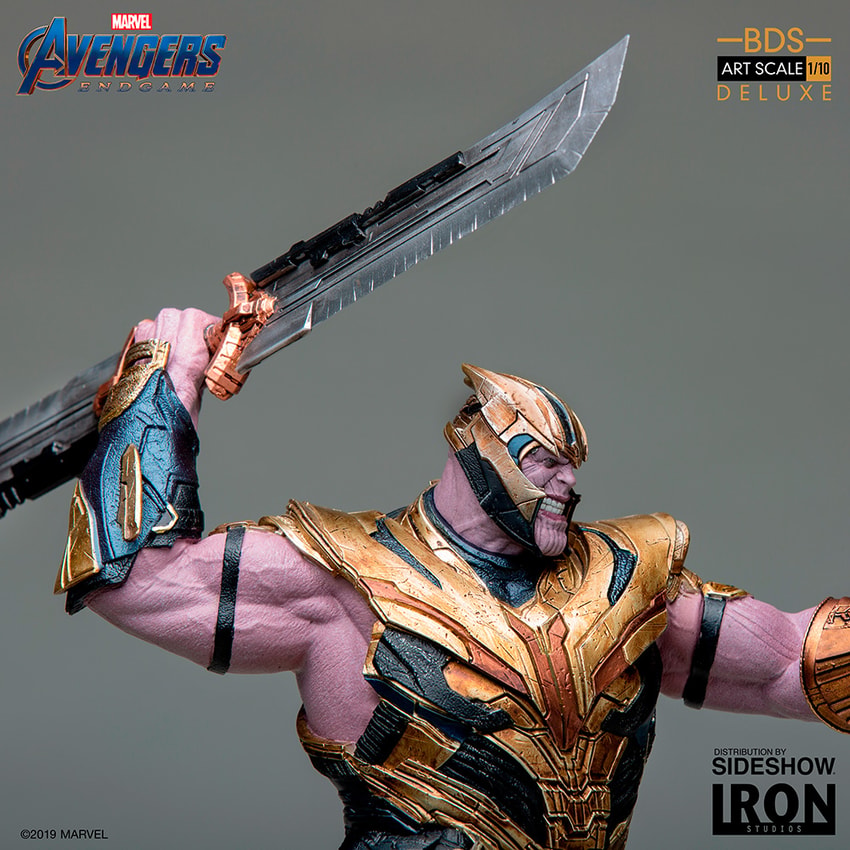 Marvel Thanos Deluxe Version Statue by Iron Studios | Sideshow
