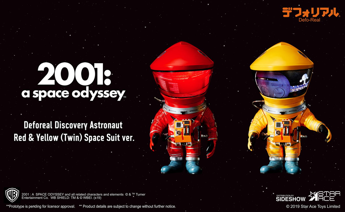 2001: A Space Odyssey Discovery Astronaut (Red & Yellow Twin Pack) Vinyl Collectible - Prototype Shown View 1