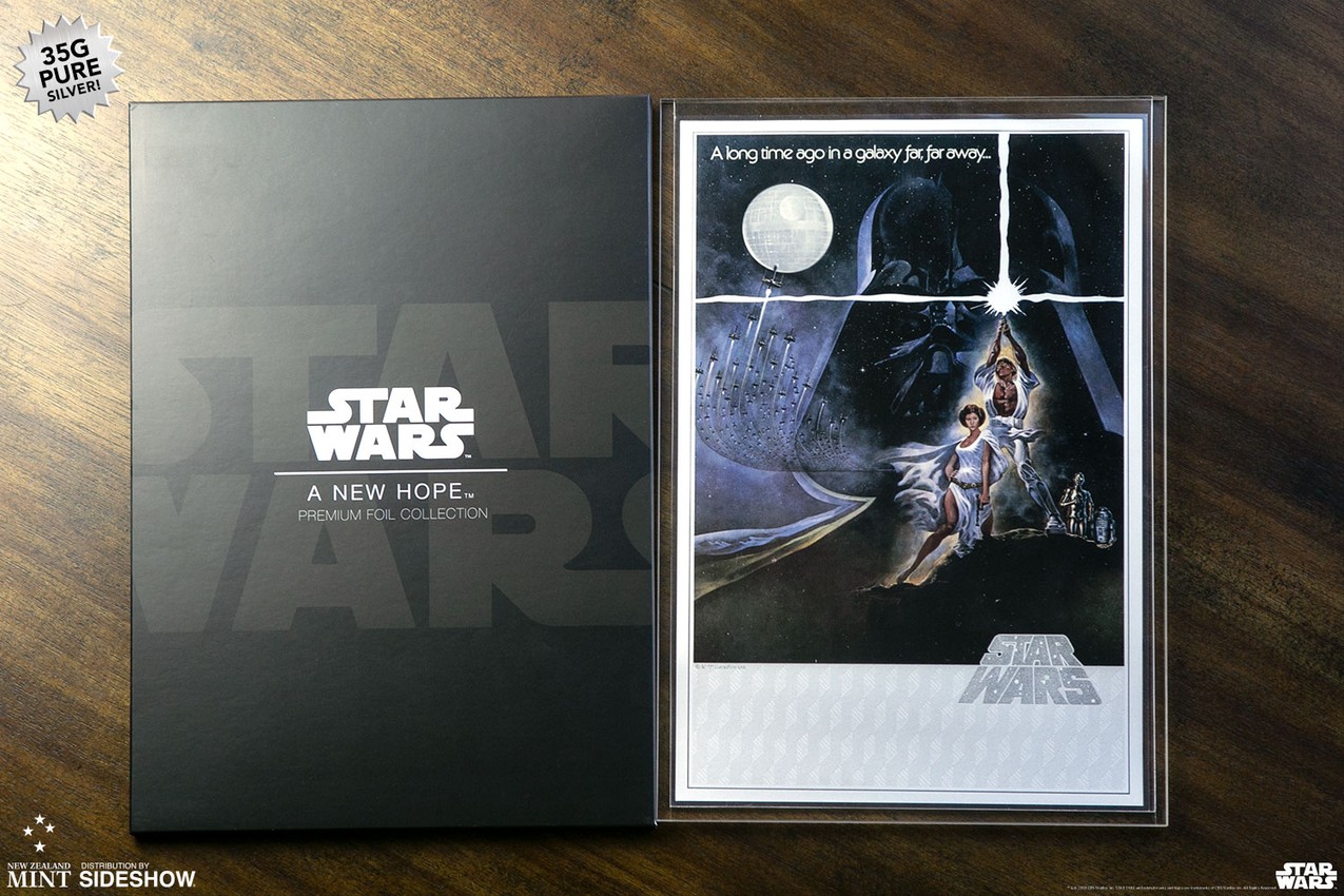 Star Wars: A New Hope Premium 35g Silver Foil | Sideshow Collectibles