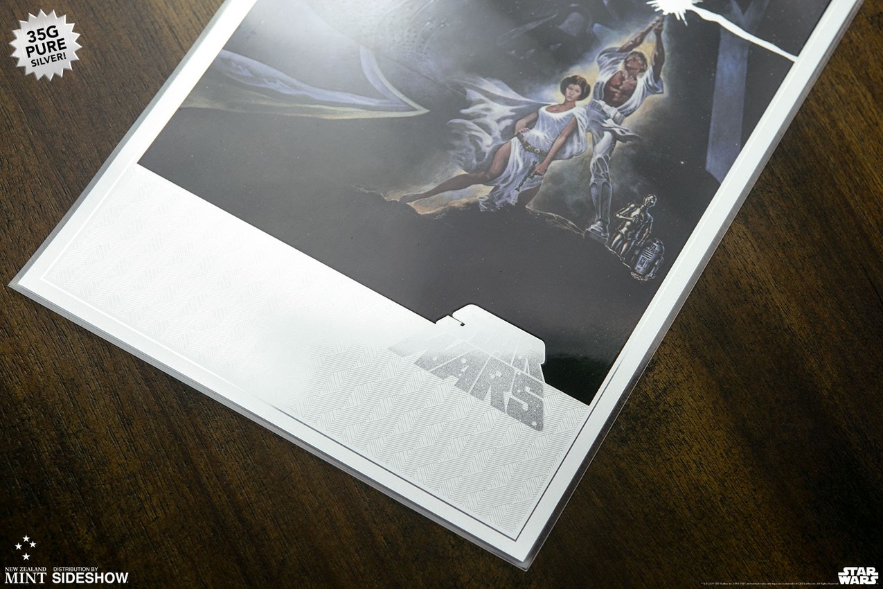 Star Wars: A New Hope Premium 35g Silver Foil | Sideshow Collectibles