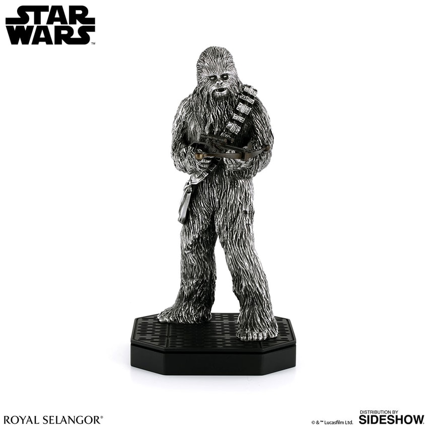 Star Wars Chewbacca Figurine Pewter Collectible - Prototype Shown View 1