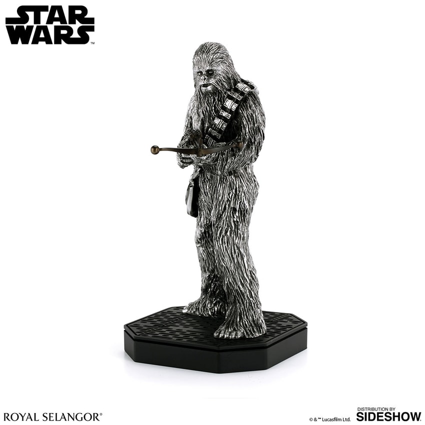 Star Wars Chewbacca Figurine Pewter Collectible - Prototype Shown View 2