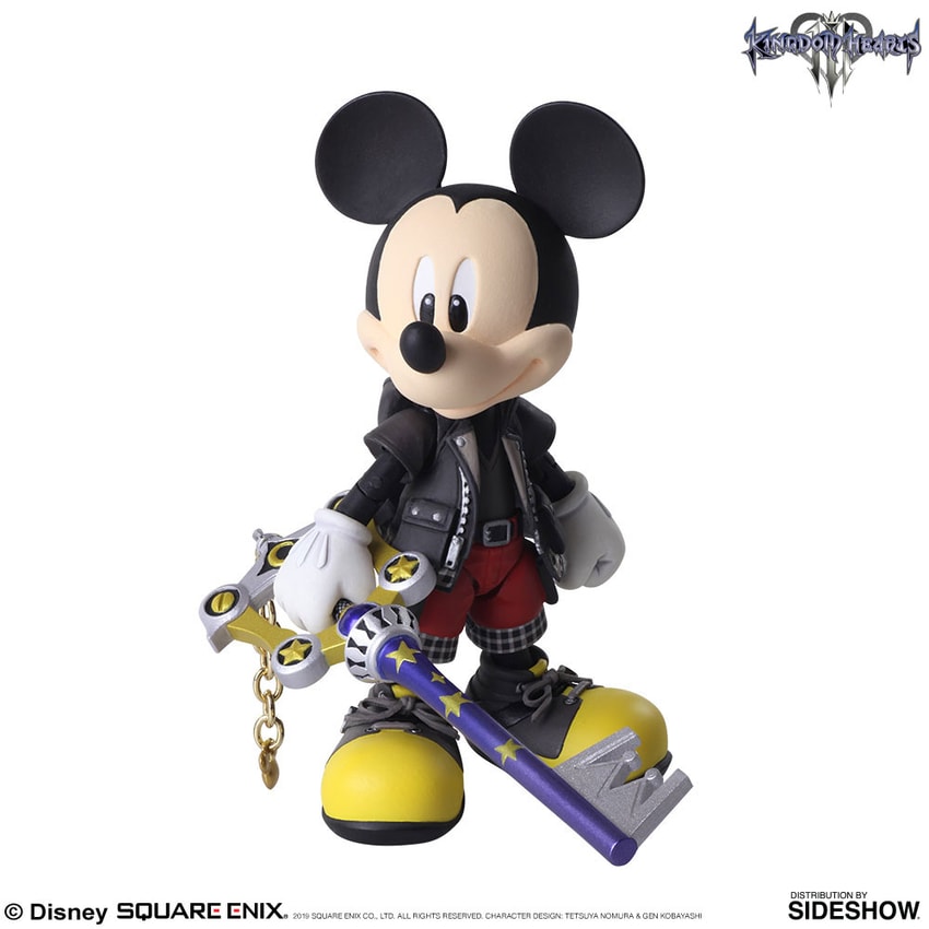 気質アップ Kingdom Hearts III King Mickey Collectible Figure by Square ゲームキャラクター