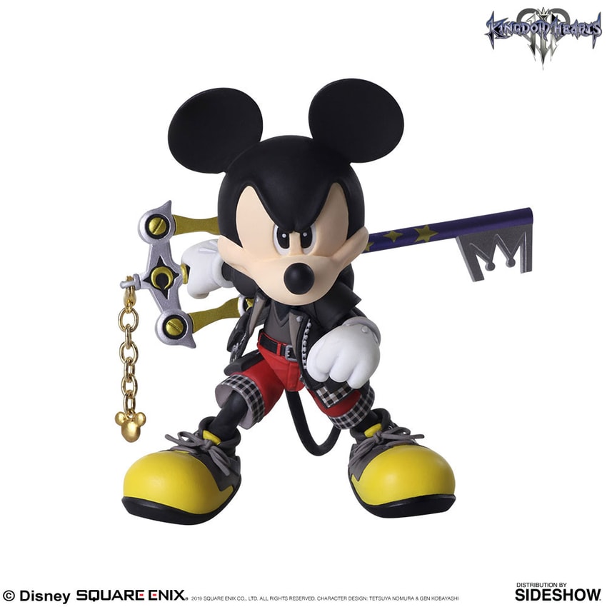 【新品値下げ】ミッキー　キングダムハーツ（KINGDM HEARTSⅢ） Kingdom Hearts III King Mickey Collectible Figure by Square Enix