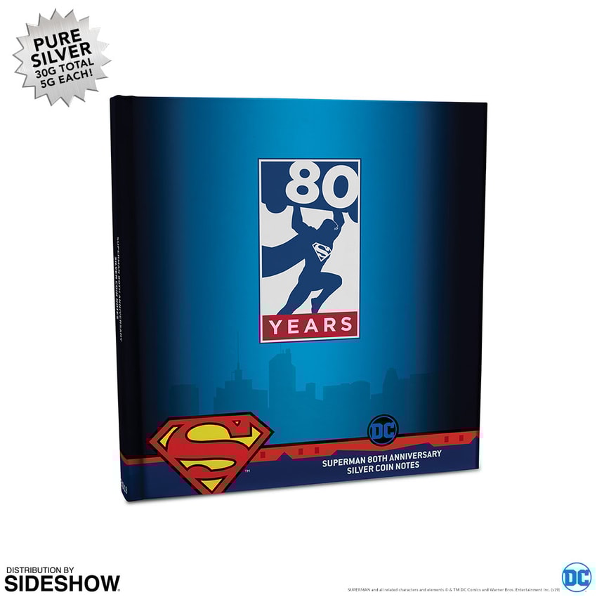 Superman 80th 5g Silver Coin Notes- Prototype Shown