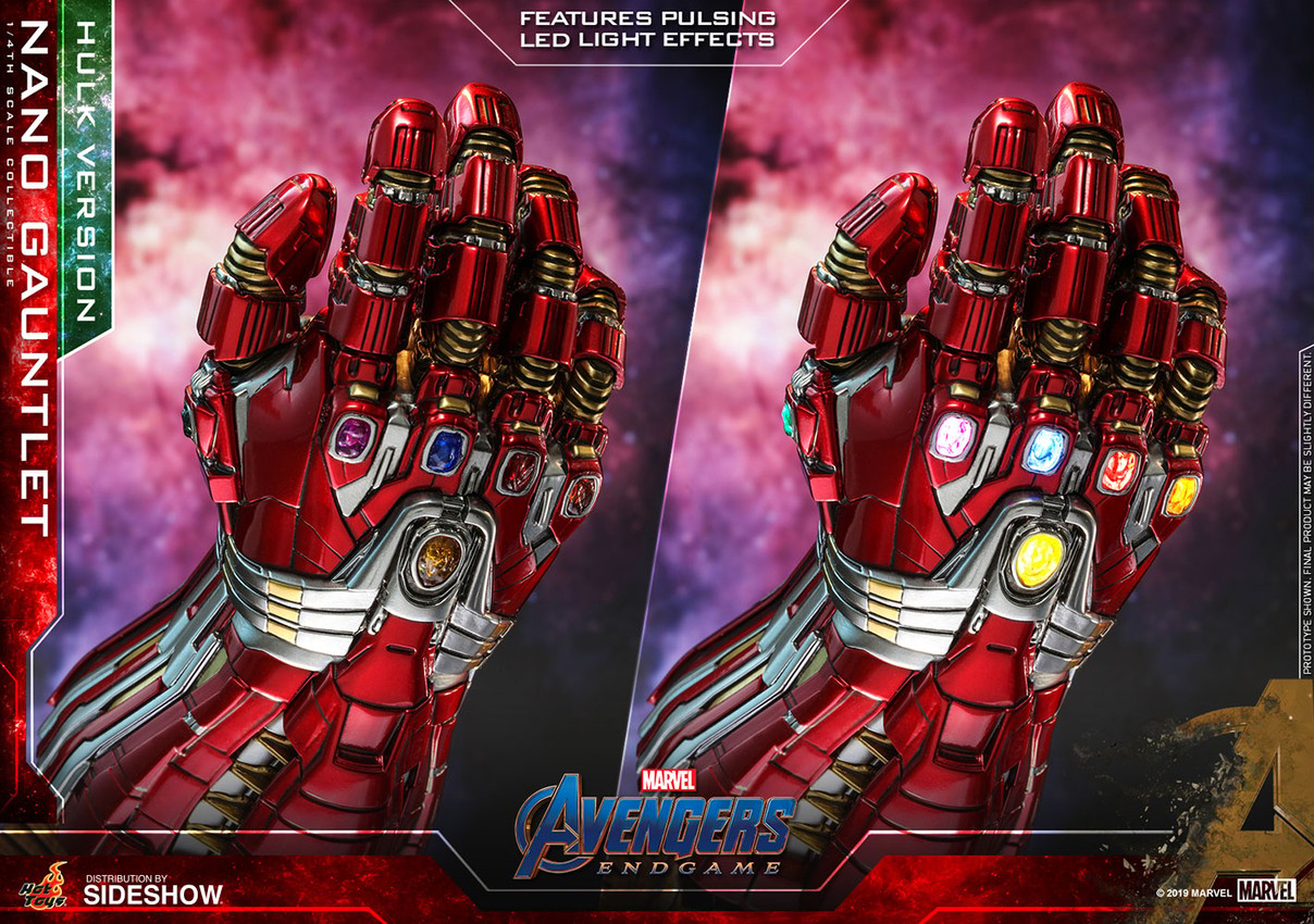 アベンジャーズ　ナノ　ガントレット　ハルク　バージョン Nano Gauntlet Hulk Version Quarter Scale Collectible | Sideshow