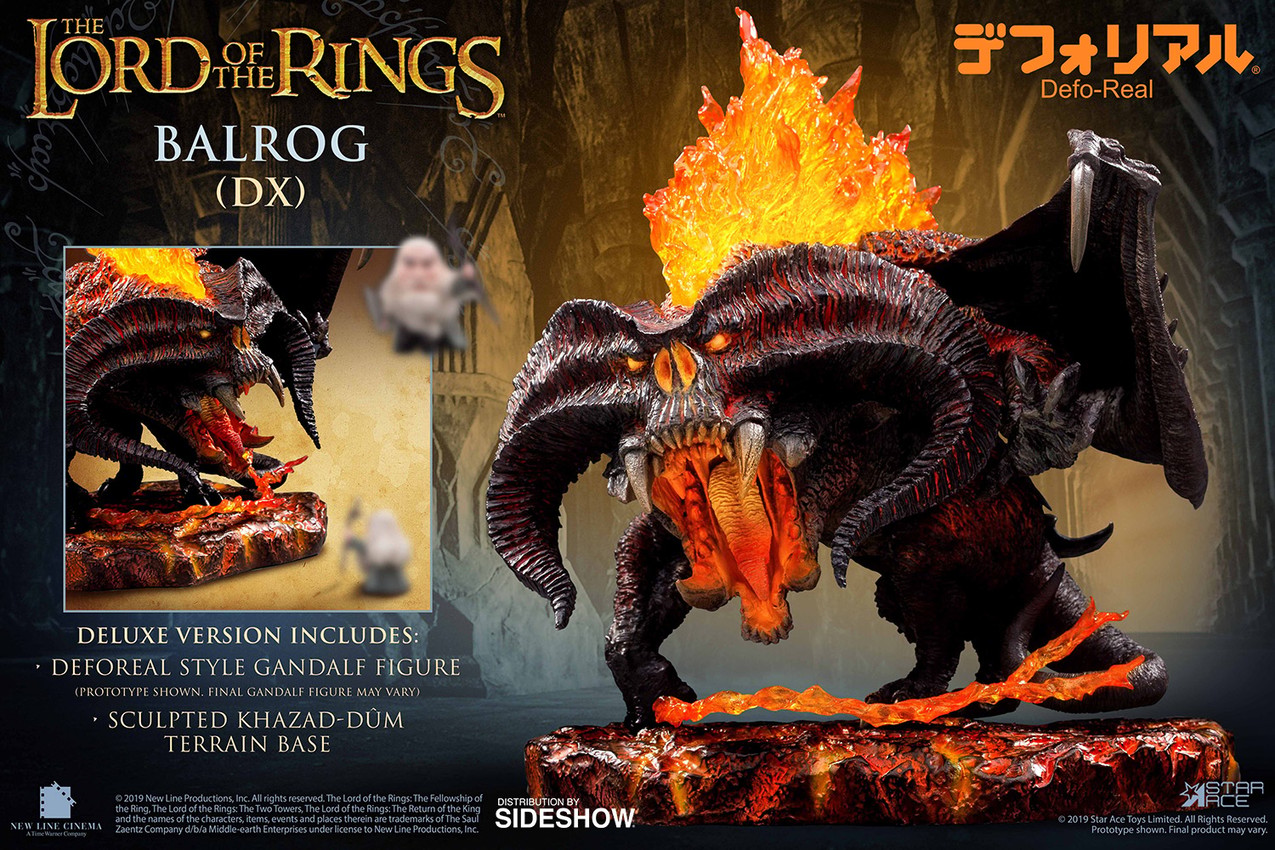 The Lord of the Rings Balrog Deluxe Version Vinyl Collectible