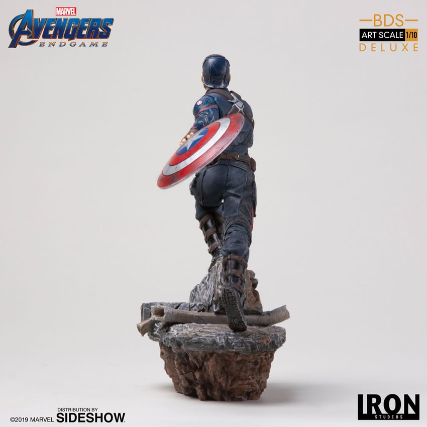 アメコミ iron studios captain america 1/10 Iron Studios 1/10 CAPTAIN AMERICA Avengers Endgame Marvel w/Art