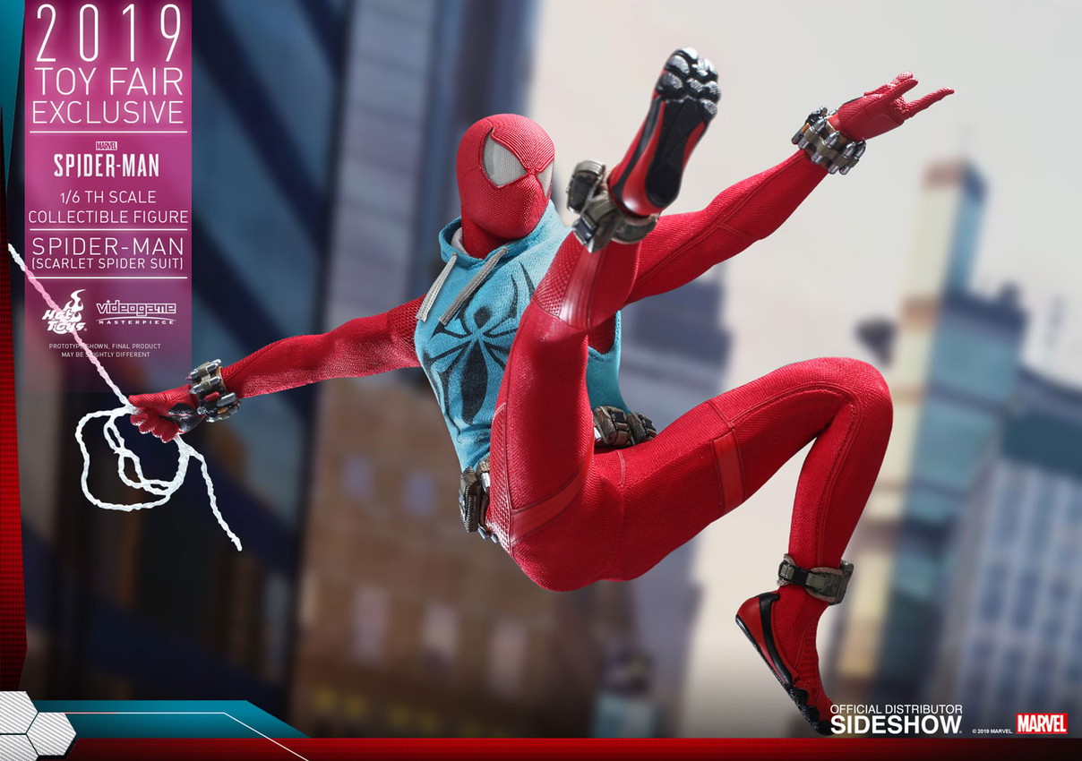 Hot Toys スパイダーマン スカーレットスパイダー Marvel Spider-Man Scarlet Spider Suit Sixth Scale Figure by Hot