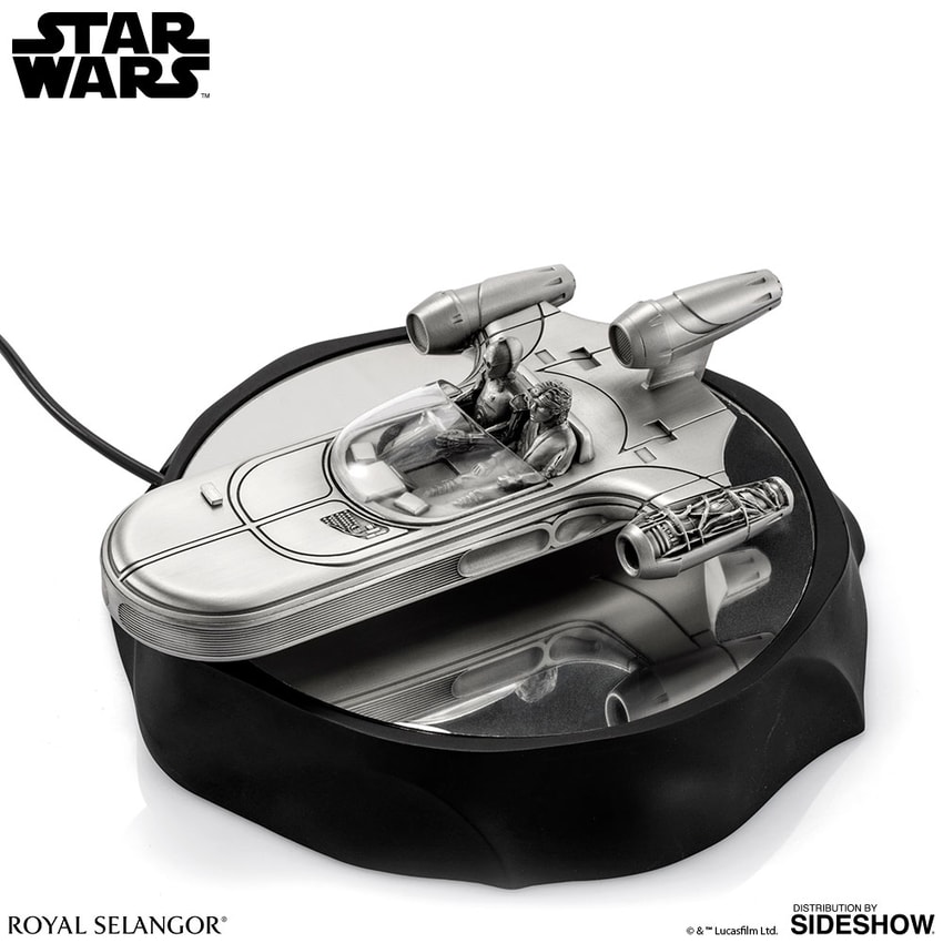 Star Wars Landspeeder Replica Pewter Collectible - Prototype Shown View 3