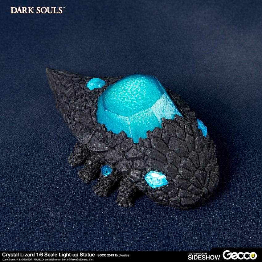Crystal 結晶トカゲ DARK SOULS 1/6 Gecco(ゲッコウ) Dark Souls Crystal Lizard Light-Up Statue by Gecco Co. | Sideshow