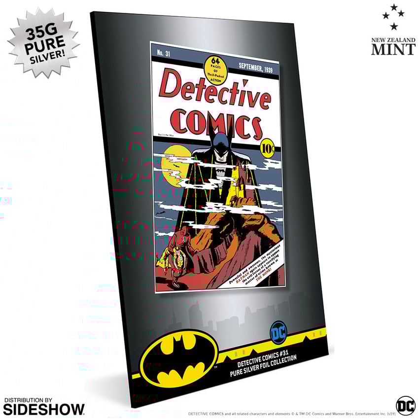 DC Comics Detective Comics #31 Silver Foil Silver Collectible - Prototype Shown View 1