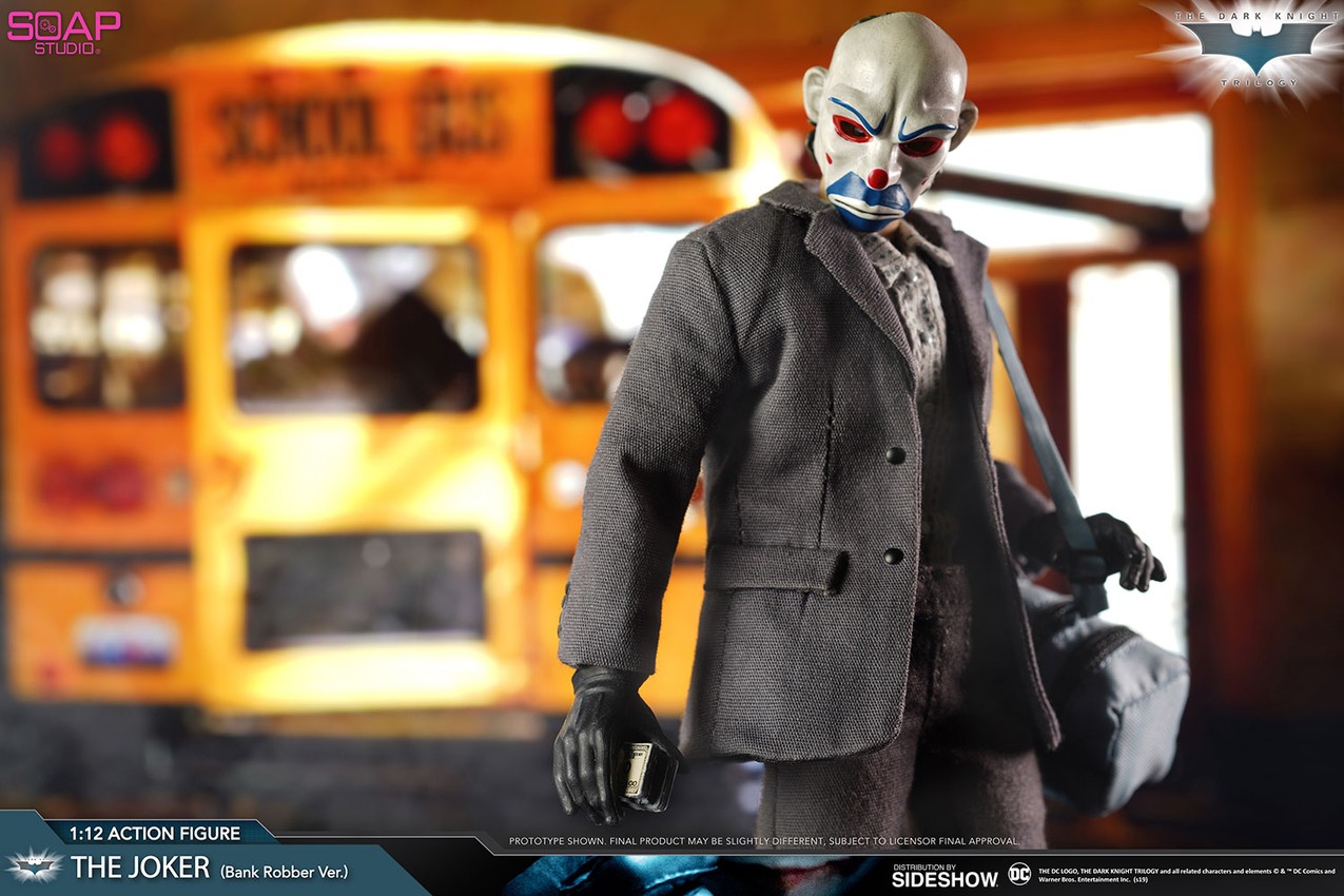 The Joker (Bank Robber Version) 1:12 Action Figure | Sideshow