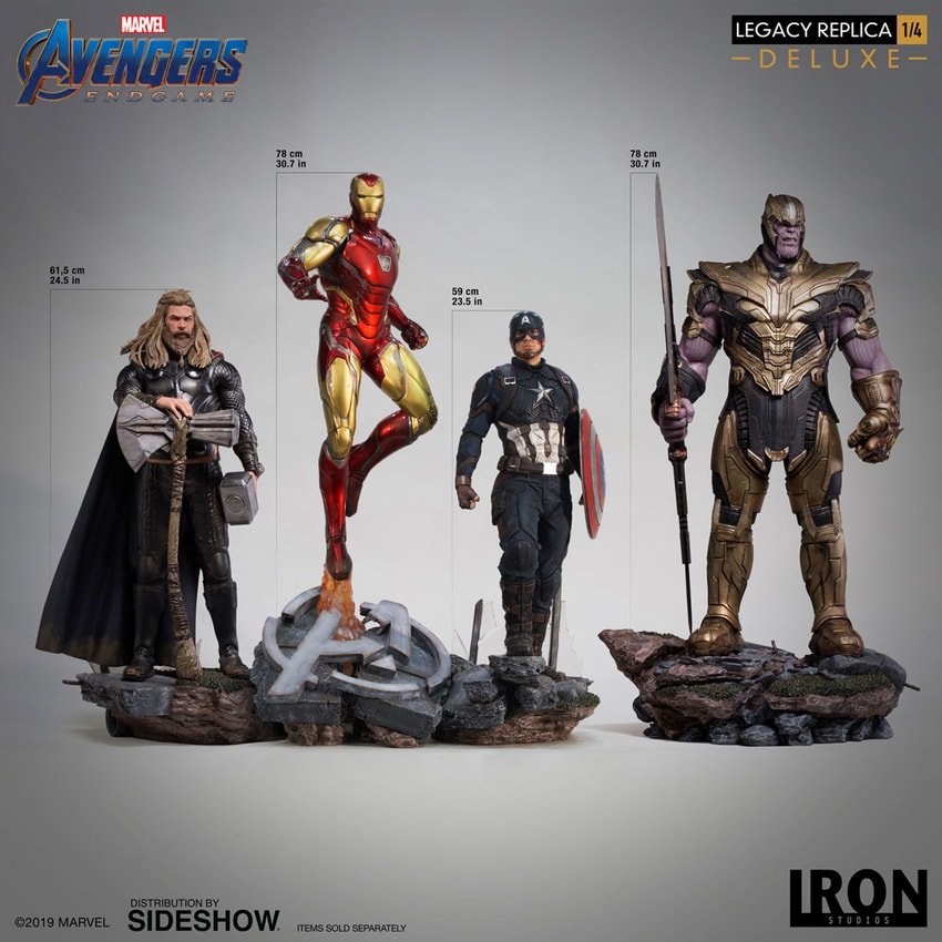 Marvel Iron Man Mark LXXXV Deluxe 1 4 Legacy Replica Statue by