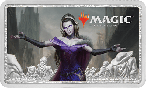 Magic: The Gathering Liliana, The Last Hope 1oz Silver Coin Silver Collectible - Prototype Shown View 6