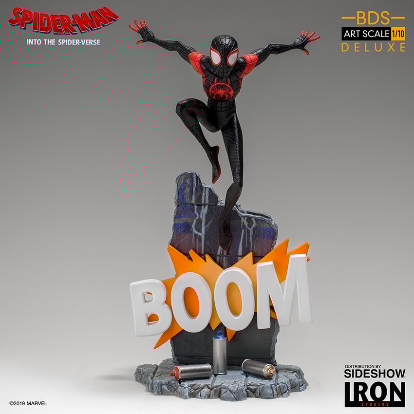 Marvel Miles Morales Statue by Iron Studios | Sideshow Collectibles