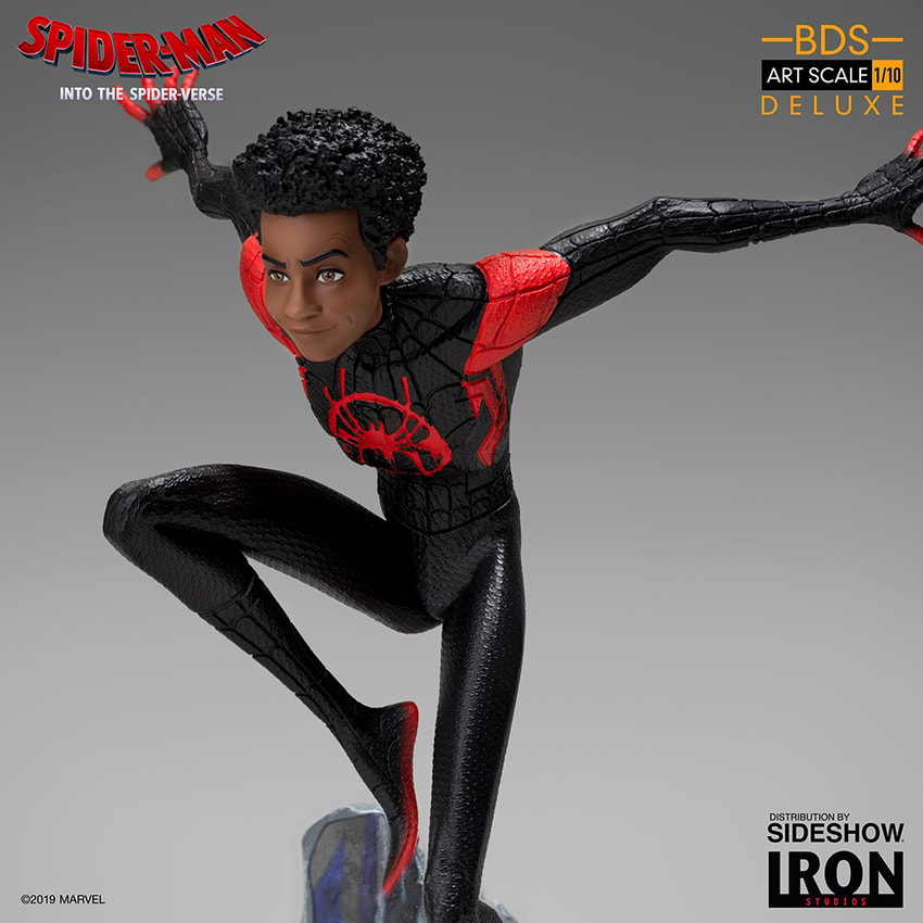 Marvel Miles Morales Statue by Iron Studios | Sideshow Collectibles