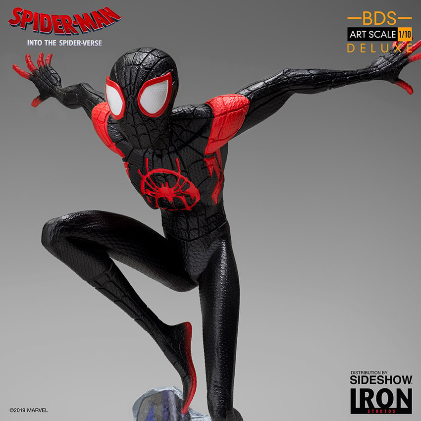 Marvel Miles Morales Statue by Iron Studios | Sideshow Collectibles