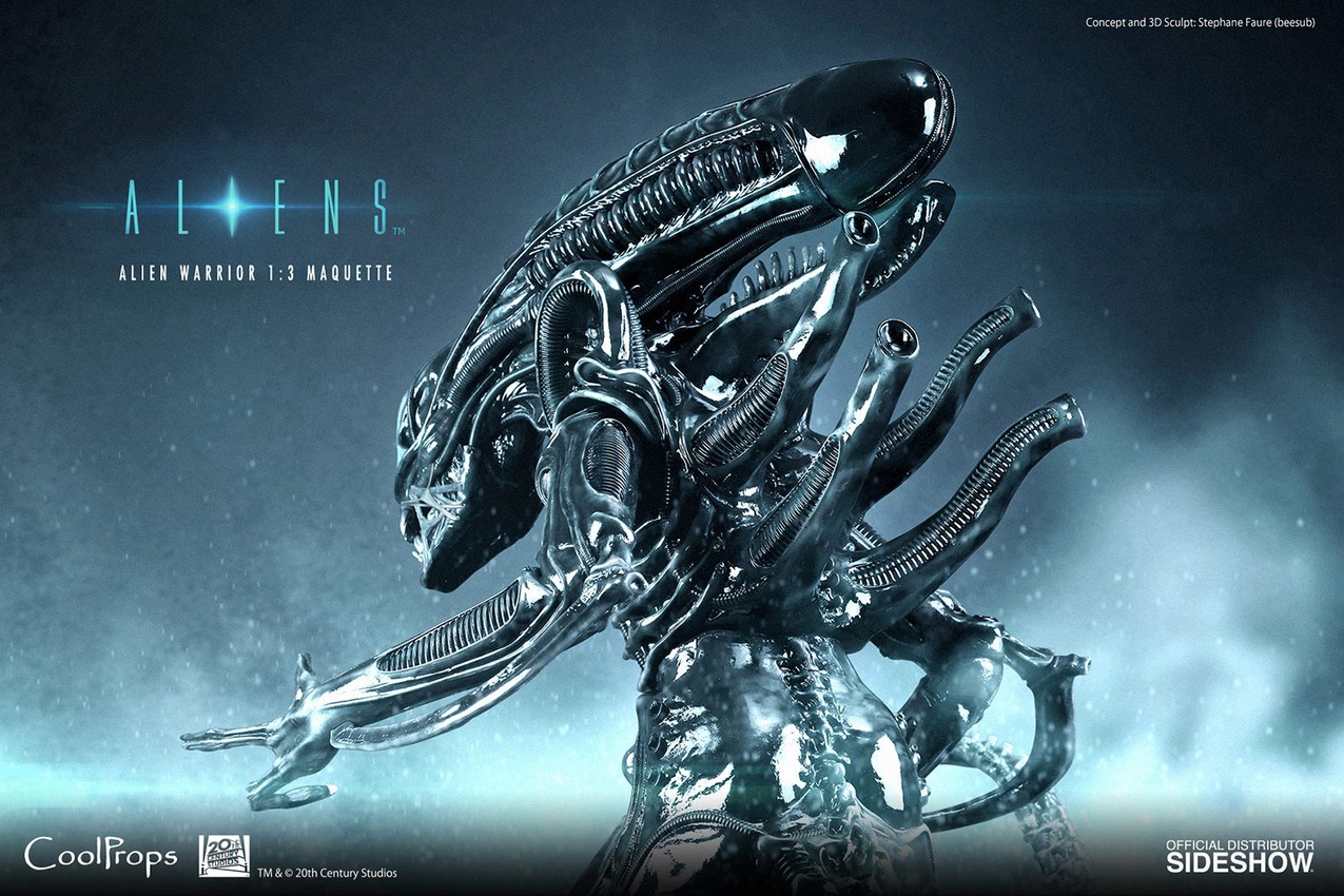 Aliens Alien Warrior Deluxe Maquette - Prototype Shown View 3