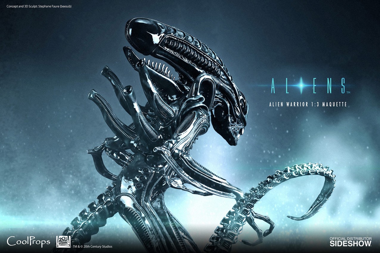 Aliens Alien Warrior Deluxe Maquette - Prototype Shown View 4