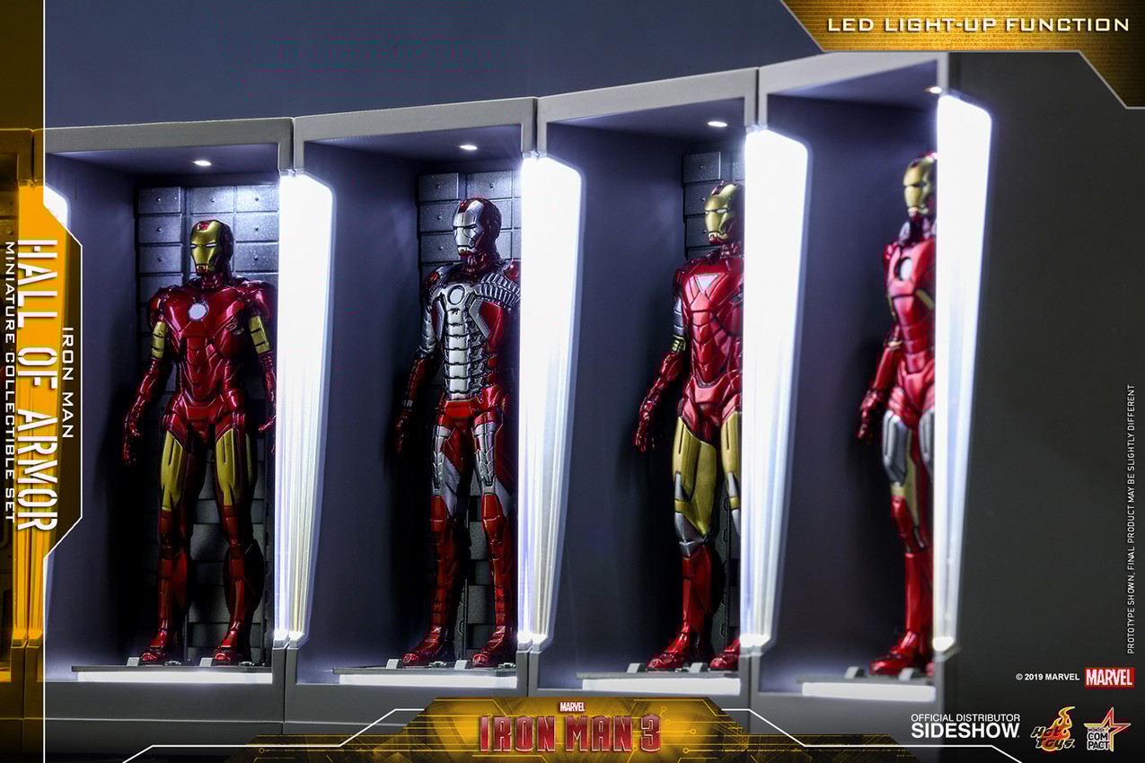 Iron man hall best sale of armor miniature