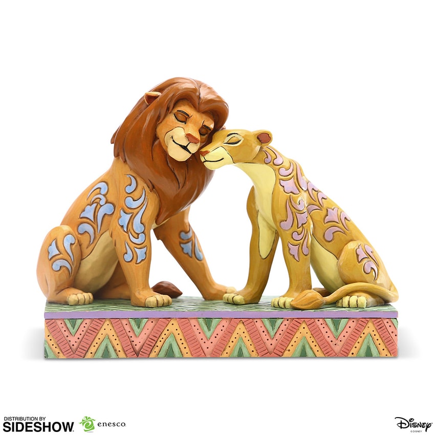 Disney Simba and Nala Snuggling Figurine - Prototype Shown View 1