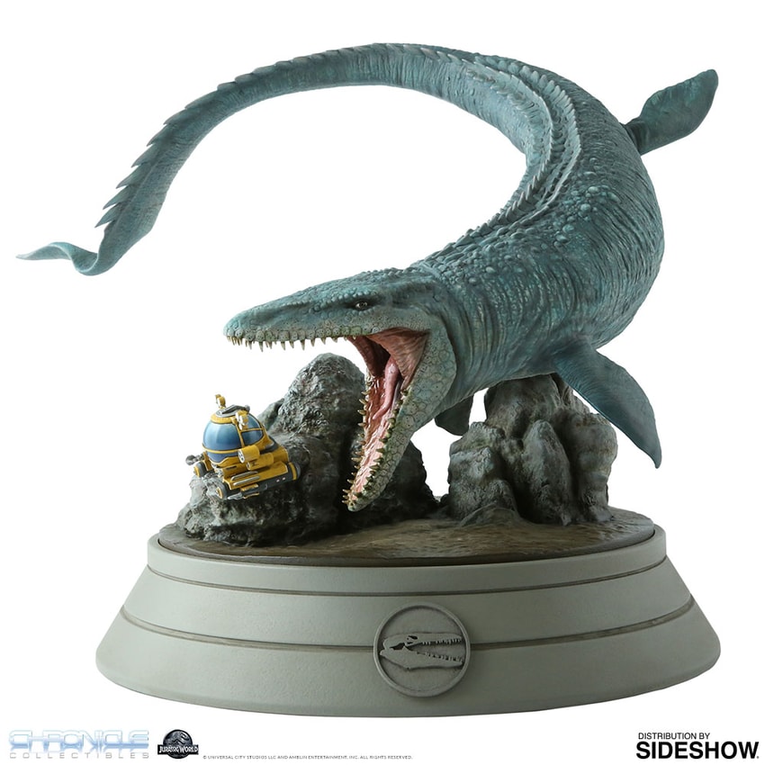Jurassic World Mosasaurus Statues - Prototype Shown View 2