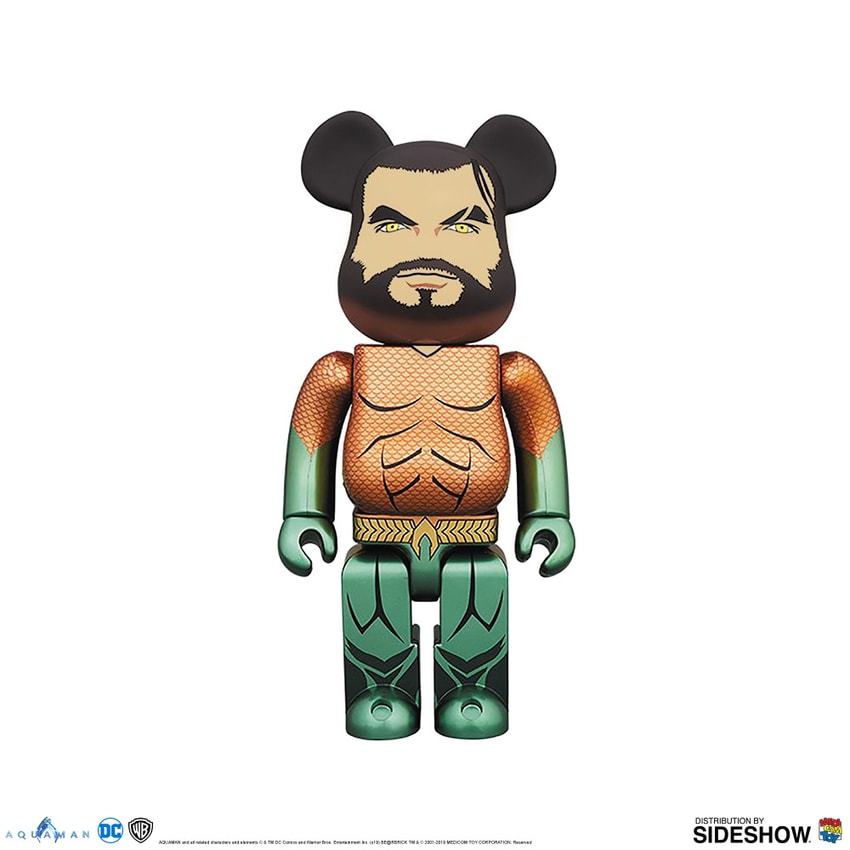 Be@rbrick Aquaman 400% Collectible Figure | Sideshow Collectibles
