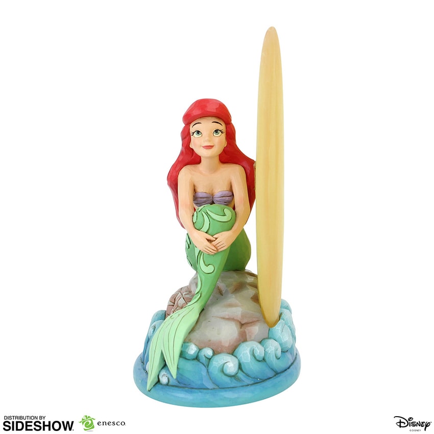 Disney Ariel Sitting on Rock by Moon Figurine - Prototype Shown View 2