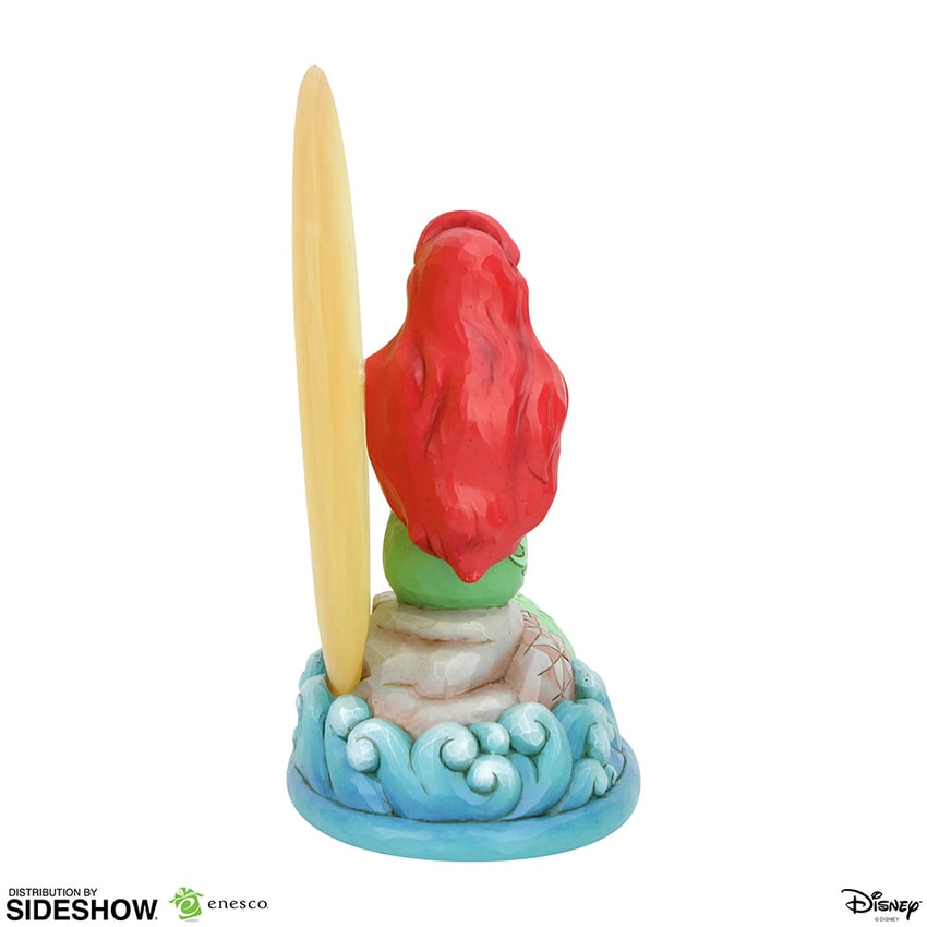 Disney Ariel Sitting on Rock by Moon Figurine - Prototype Shown View 3