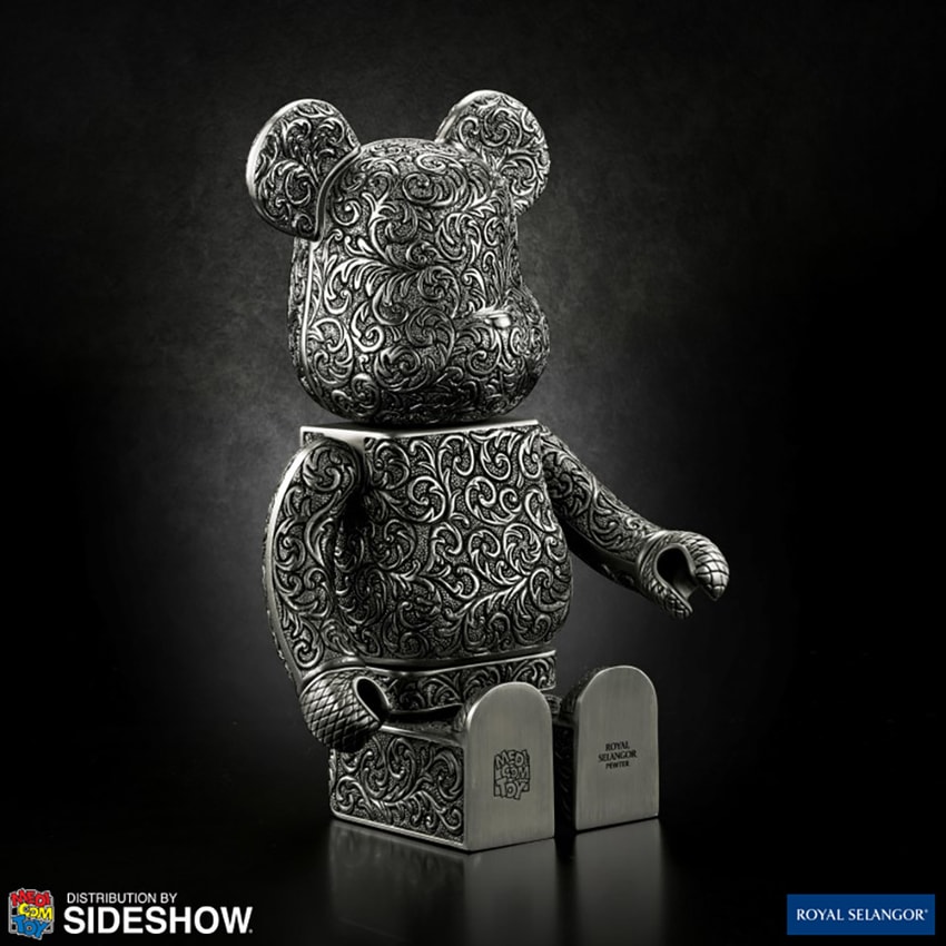 Be@rbrick Royal Selangor (Arabesque Black) 400% Figure | Sideshow
