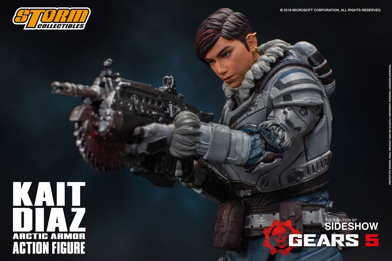 Gears of War Kait Diaz Collectible Figure - Prototype Shown View 3