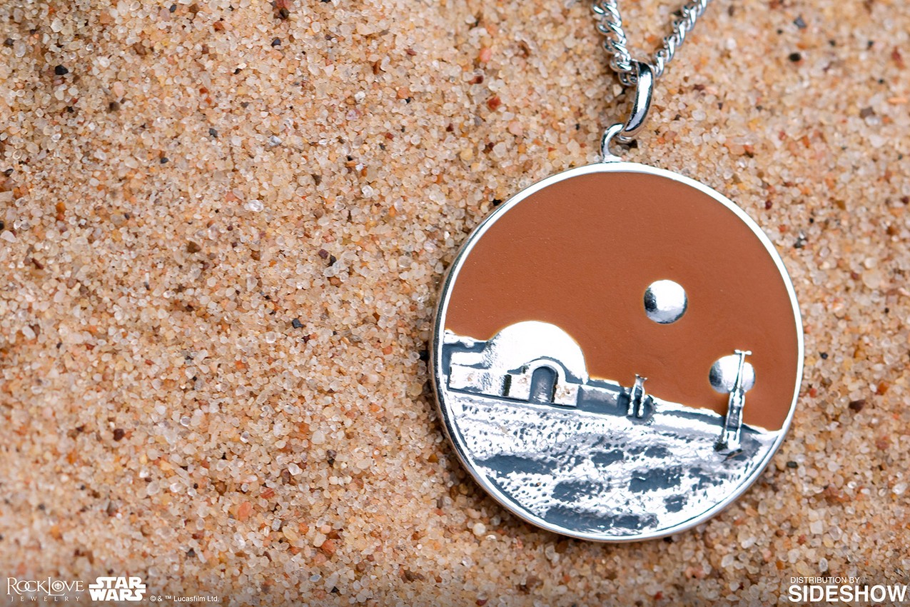 Star Wars Tatooine Planetary Medallion Jewelry - Prototype Shown View 5