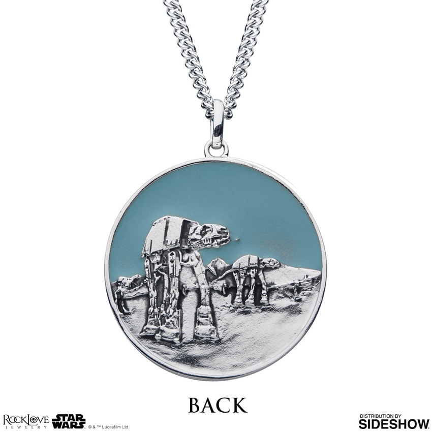 Star Wars Hoth Planetary Medallion Jewelry - Prototype Shown View 2