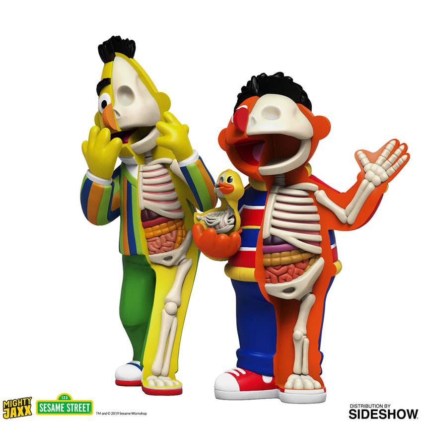 XXRAY Bert & Ernie PVC Art Collectible by Jason Freeny