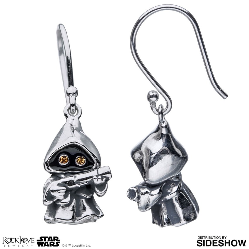 Star Wars Jawa Earrings Jewelry - Prototype Shown View 2