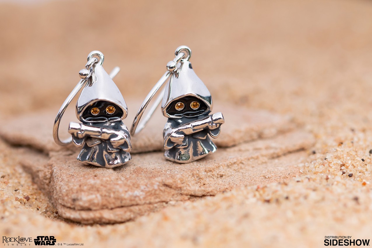 Star Wars Jawa Earrings Jewelry - Prototype Shown View 3